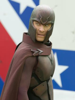 Michael Fassbender in a scene from X-Men: Days of Future Past.