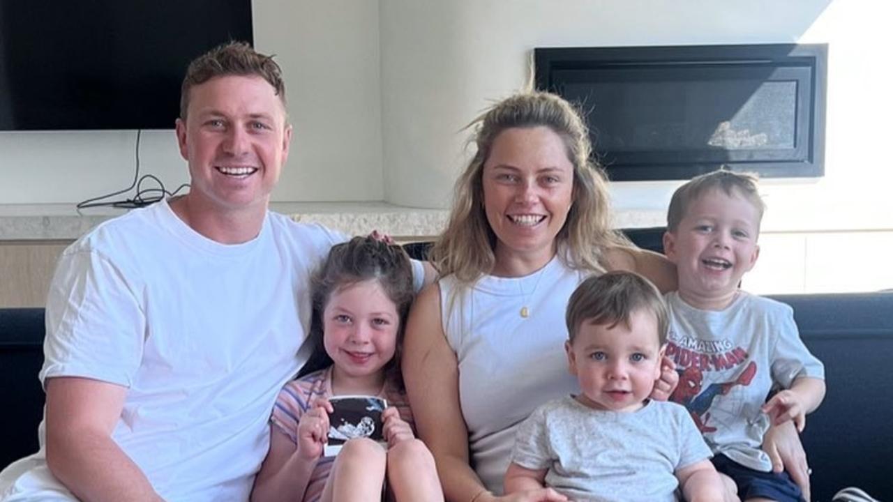 Geelong star Mitch Duncan and wife Demi pregnant, expecting fourth baby ...