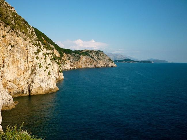 The popular cliffs of Dubrovnik. Picture: Grace. Donoghue. 