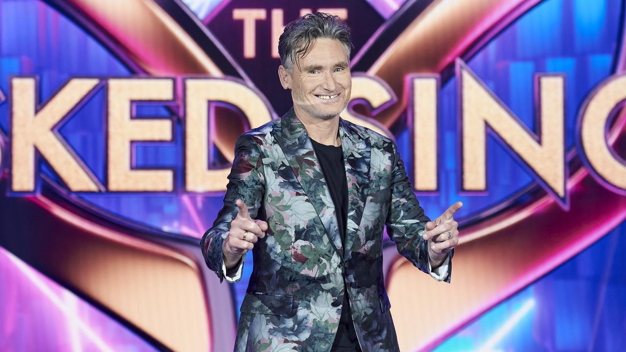 Dave Hughes on The Masked Singer.