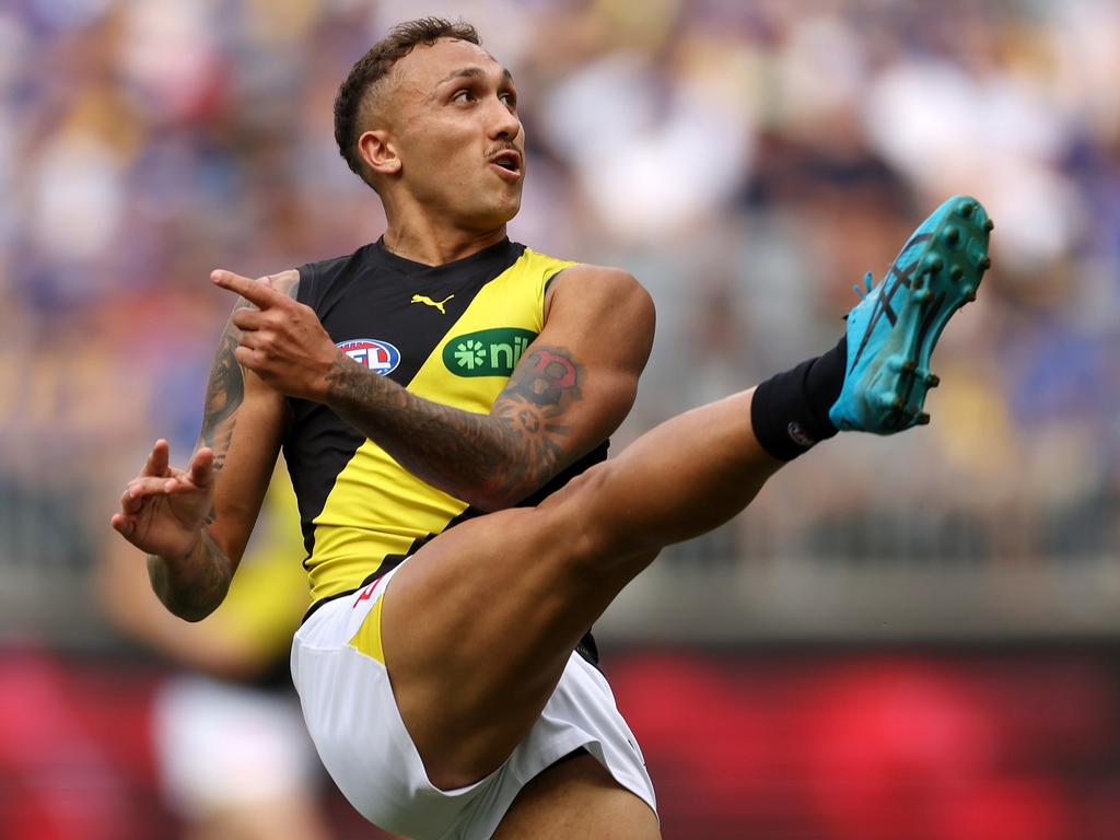 Richmond could snare a draft bounty if stars including Shai Bolton leave. Picture: Will Russell/AFL Photos via Getty Images