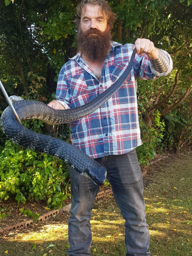 North West snake catcher Scott Smith. Photo: Supplied