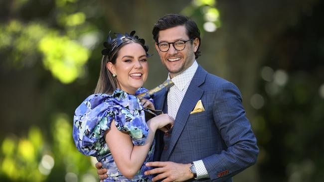 Rob Mills and Georgie Tunny began ‘sober dating’ in 2018 due to conflicting schedules. Picture: David Caird