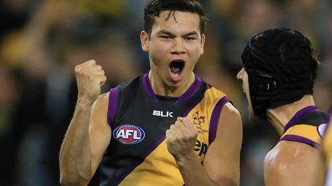 Daniel Rioli has the potential to develop into a star for the Tigers. Picture: Wayne Ludbey