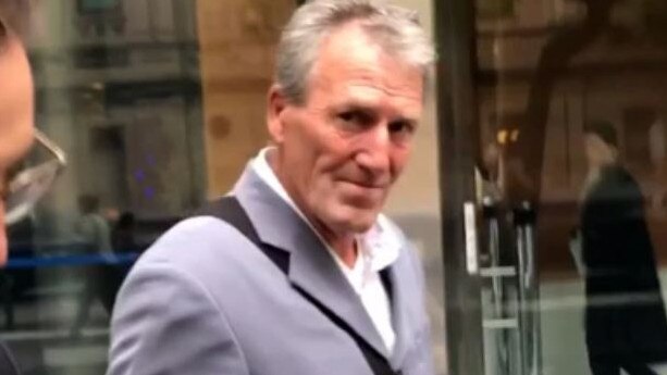 Michael Glennon’s nephew, John Glennon, leaves the County Court. Picture: Supplied