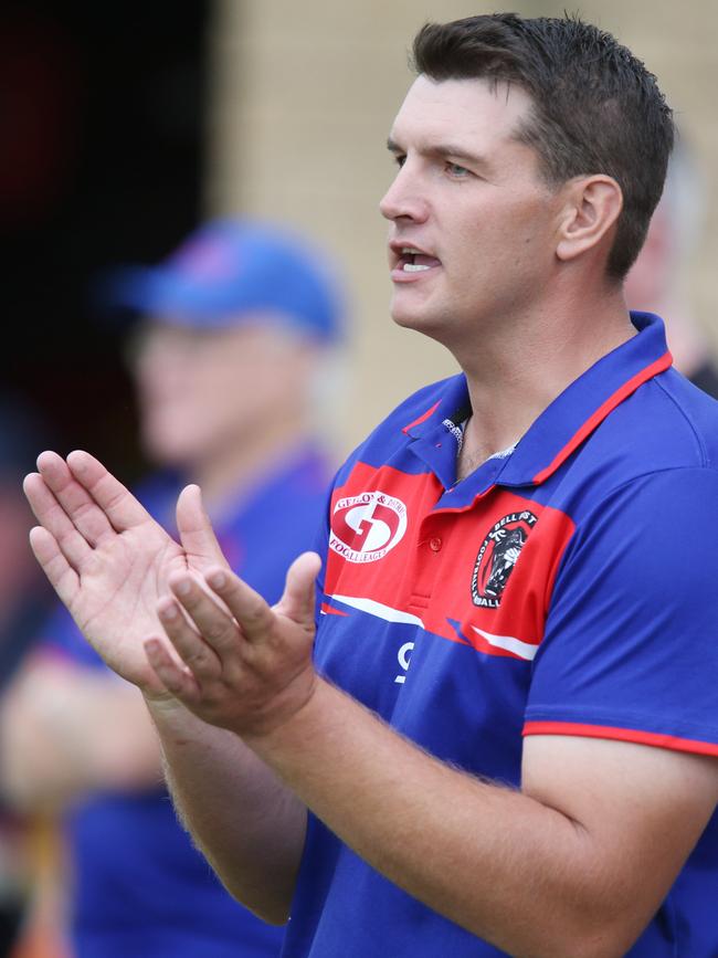 Football GDFL: Belmont Lions v Bell Post Hill Bell Post Hill coach Justin Tarr Picture: Mark Wilson