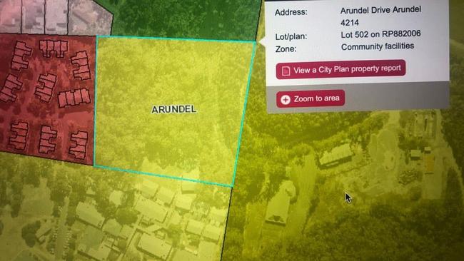 Plot of land behind Arundel State School.