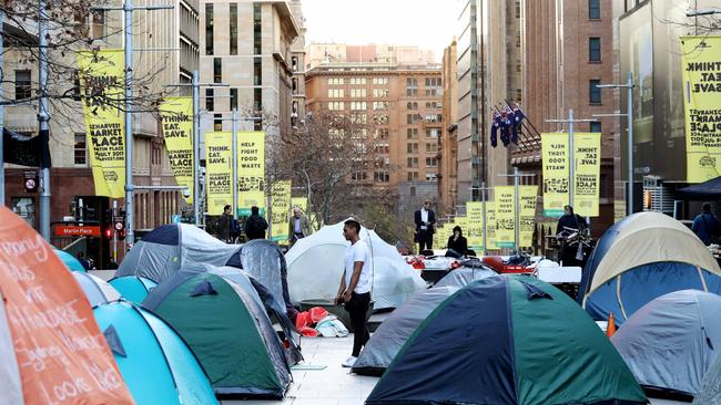 Martin Place tent city: Inside Sydney’s homeless camp | news.com.au ...