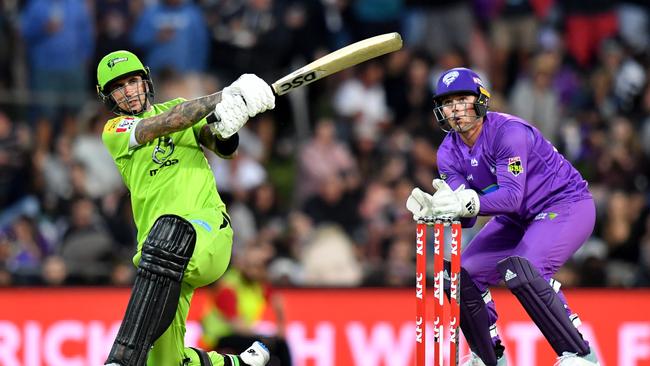 Alex Hales in action for Sydney Thunder in BBL09. Picture: Darren England/AAP