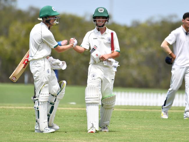 GPS First XI cricket match between Brisbane Grammar School and Brisbane Boys College.Saturday January 28, 2023. Picture, John Gass