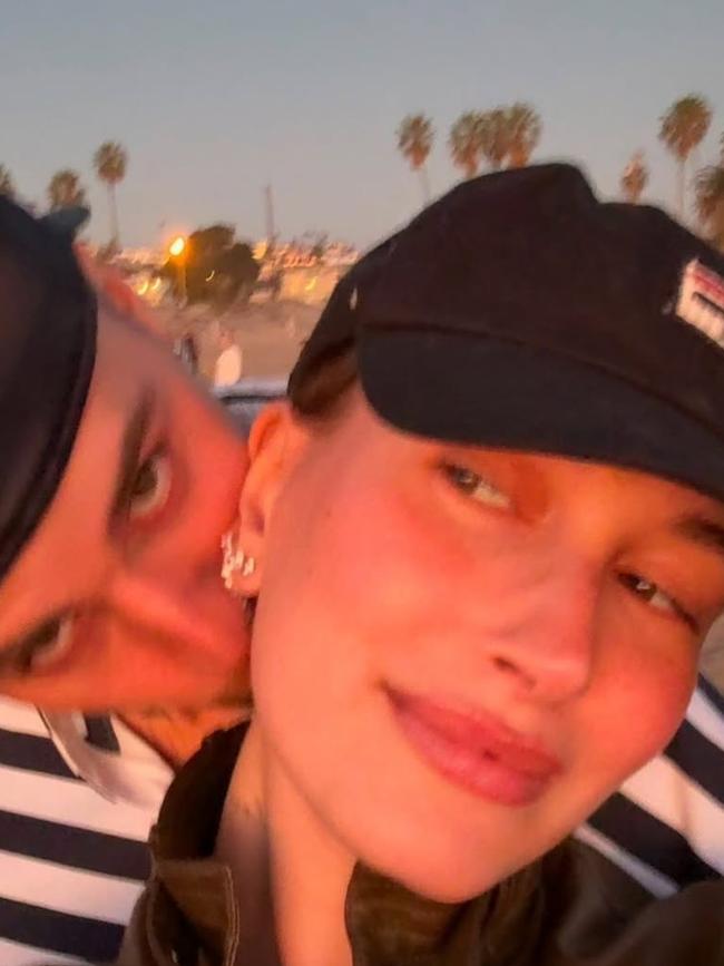 Bieber with wife Hailey Bieber.
