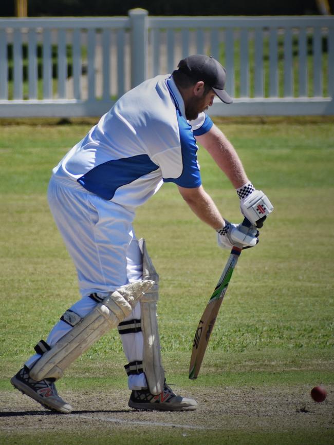 Ulmarra Hotel Tucabia Copmanhurst veteran Bob McKenzie scored his second consecutive half century of the finals series in the Clarence River Cricket Association 2020/21 GDSC Premier League grand final victory over minor premiers Brothers Clocktower Hotel at Ellem Oval on Sunday, 28th March, 2021.