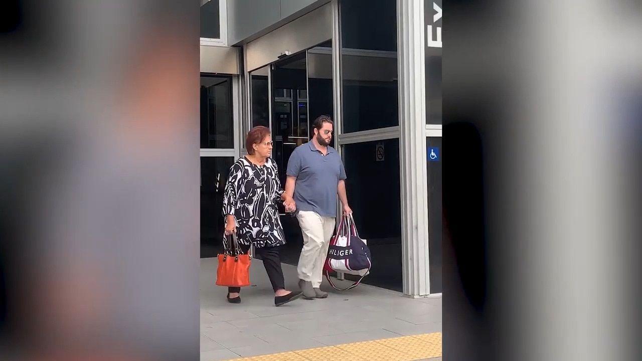 Knox teacher's family outside court