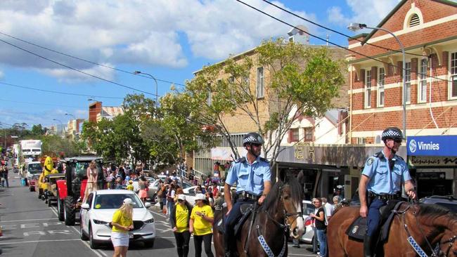 The Banana Festival&#39;s street parade in 2018. Picture: Nikki Todd