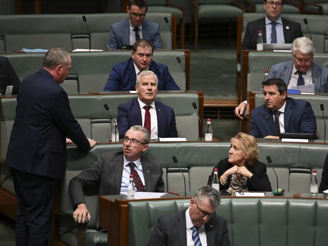 CANBERRA, AUSTRALIA - NewsWire Photos JUNE 24 2021: Deputy Prime Minister of Australia Barnaby Joyce during Question Time at Parliament House in Canberra. Picture: NCA NewsWire / Martin Ollman