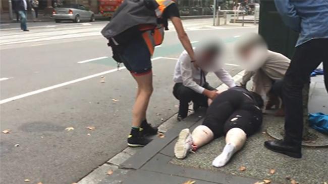 Pedestrians mowed down by car in Melbourne CBD
