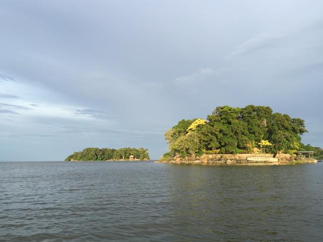 The stunning scene on Lake Nicaragua. Picture: Gary Burchett