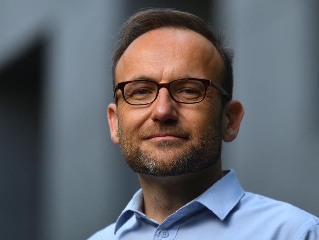 Greens leader Adam Bandt poses for a portrait at Parliament House in Canberra, Tuesday, February 4, 2020. (AAP Image/Mick Tsikas) NO ARCHIVING