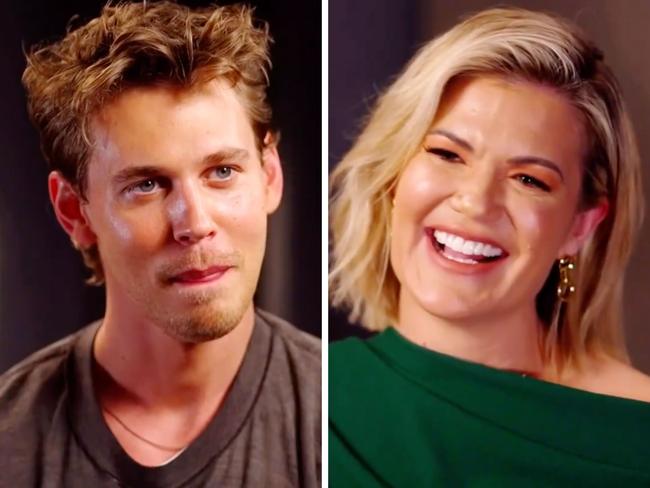 Austin Butler interviewed by Sarah Harris on The Project.