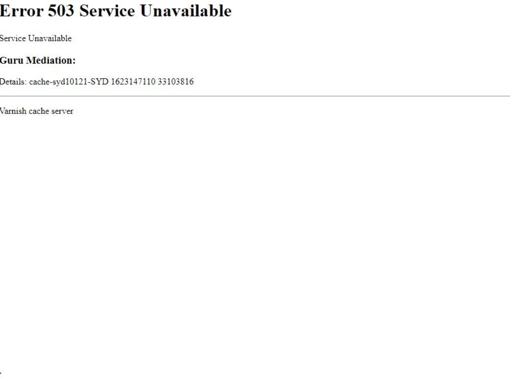 CNN as it appeared in a major outage.