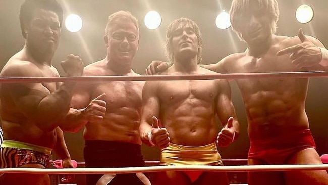 Zac Efron in the newly released movie The Iron Claw where he plays Kevin Von Erich.