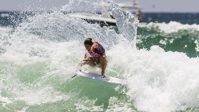 Australian surfer Tyler Wright.