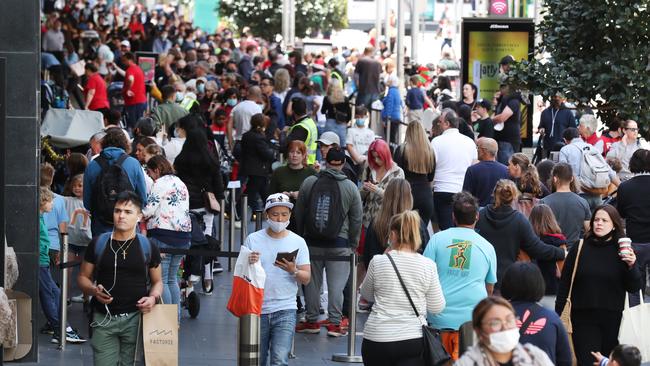 The Australian Bureau of Statistics revealed Melbourne is now Australia’s most populous city. Picture: NCA NewsWire/ David Crosling