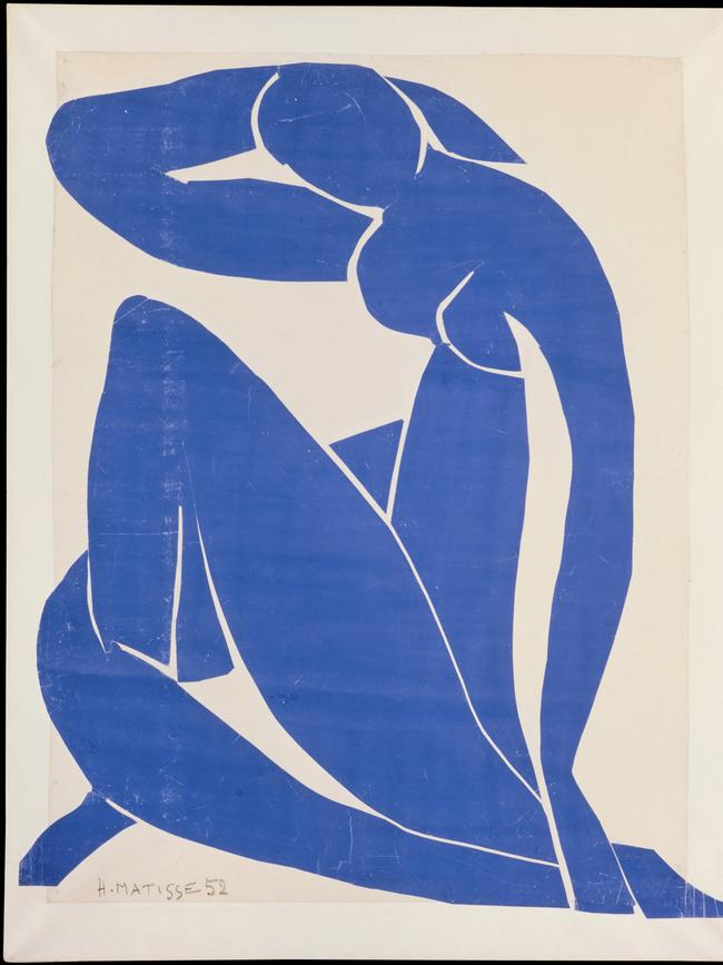 Henri Matisse 'Blue nude II’. Image: Centre Pompidou, Paris,