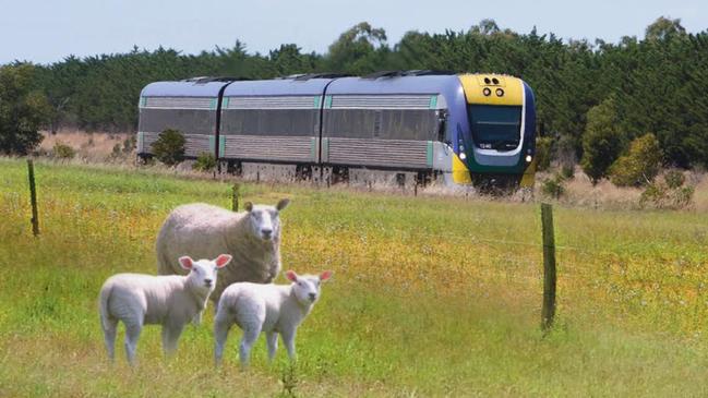 V/Line services will be shut down for strike action. Picture: V/Line.