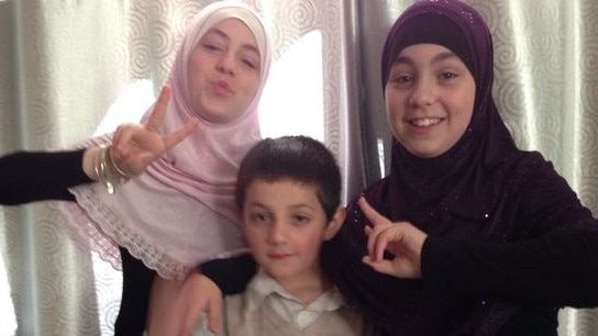 Three of Khaled Sharrouf’s children. Picture: Supplied