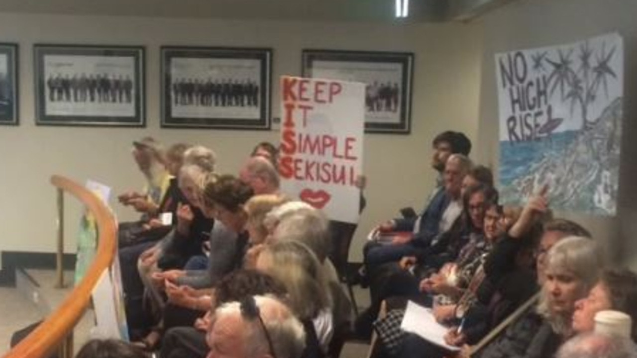 Sekisui council meeting: Councillors prepare to make Yaroomba vote.