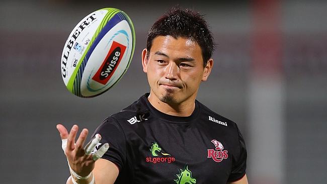 The Reds’ Ayumu Goromaru has attracted tour groups from Japan for the match against the Sunwolves.