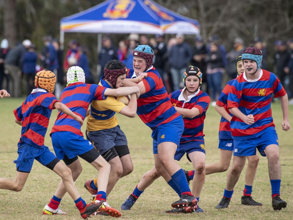 13Bs Downlands vs TGS. The O'Callaghan Cup played at Downlands College. Saturday, August 6, 2022. Picture: Nev Madsen.