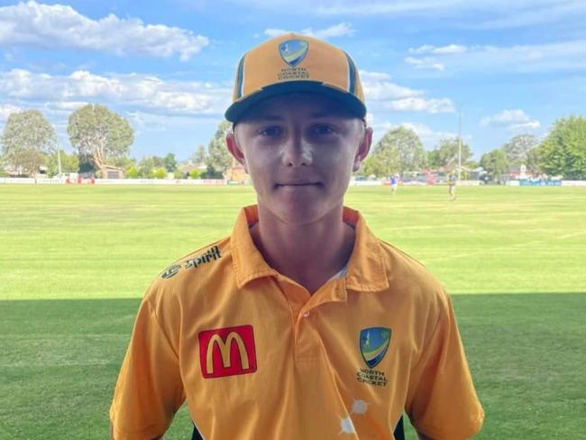 Marist Brothers and North Coastal representative cricketer Cooper Williams. Picture: supplied