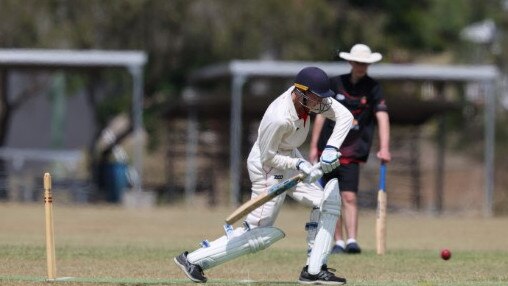 Rockhampton Grammar School's Riley McDonald is among the top 10 batters in Rockhampton Cricket's third grade premiership.