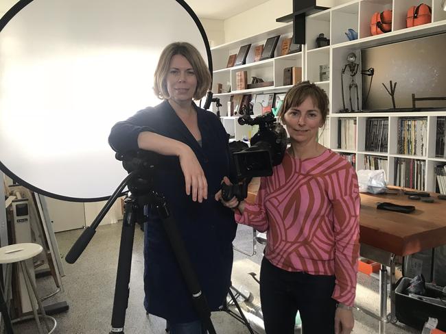 <i>China Love</i> producers Rebecca Barry from Bondi and Madeleine Hetherton from Maroubra.