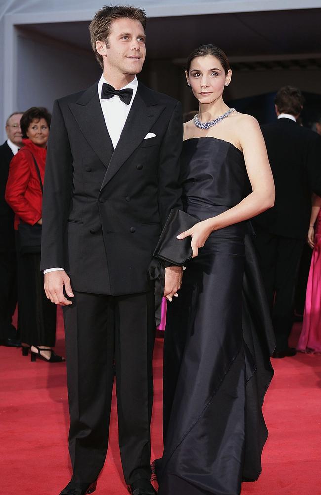 Prince Emmanuel Filiberto of Savoy and wife Clotilde Courau at the 61st Venice Film Festival in 2004. Picture: Pascal Le Segretain/Getty Images