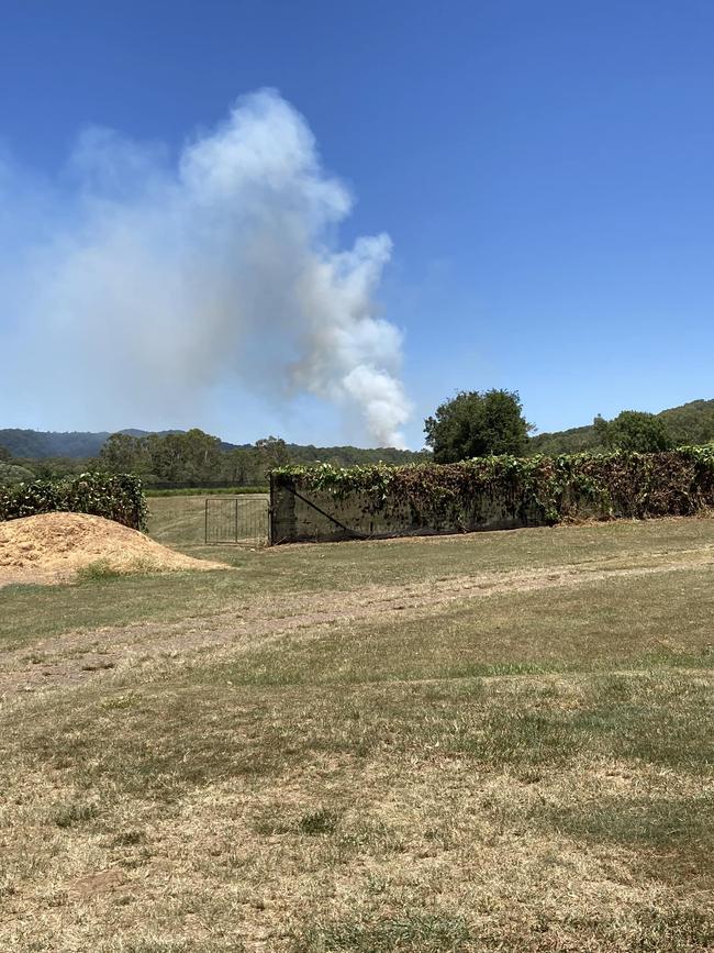 Bernadette Poole captured this image of the Wolvi fire.