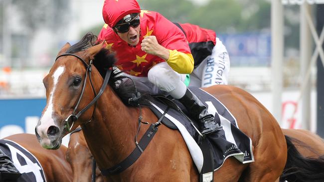 Photographer: Simon Bullard. Race 5 - 3:05PM GALMET MILLIE FOX STAKES (1300 METRES). Winner 'First Seal' ridden by Blake Shinn.