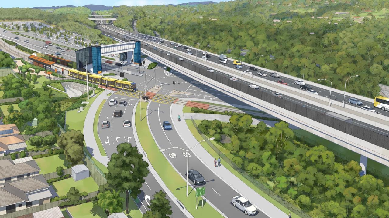 Gold Coast development: Light rail, trains and green bridges eyed for ...