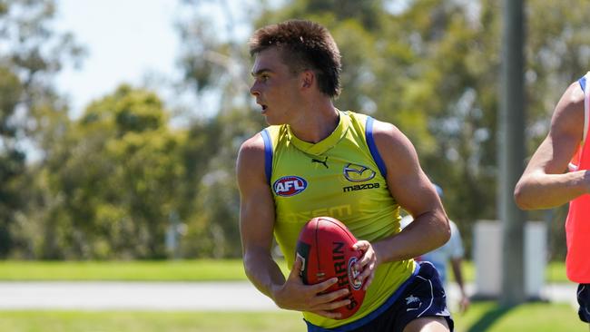 Colby McKercher has certainly caught the eye in his first pre-season. Picture: North Melbourne FC