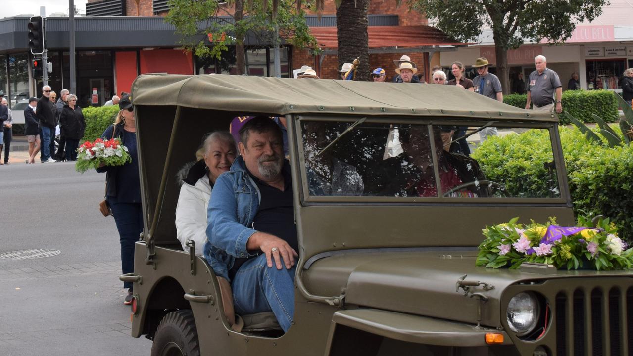 Dalby and surrounds come together for a touching tribute on Anzac Day 2022 Picture: Emily Devon