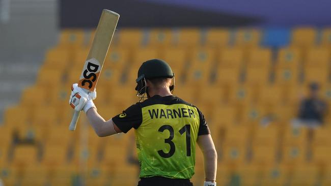 David Warner was back to his very best. Picture: AFP