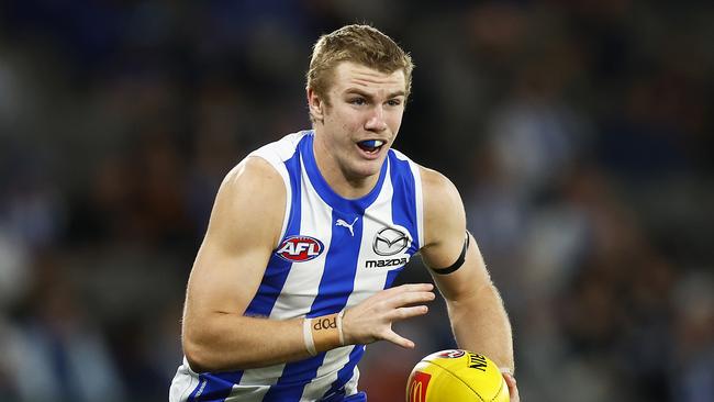 Jason Horne-Francis wants to be traded to Port Adelaide but what will it take to convince North Melbourne? Picture: Getty Images