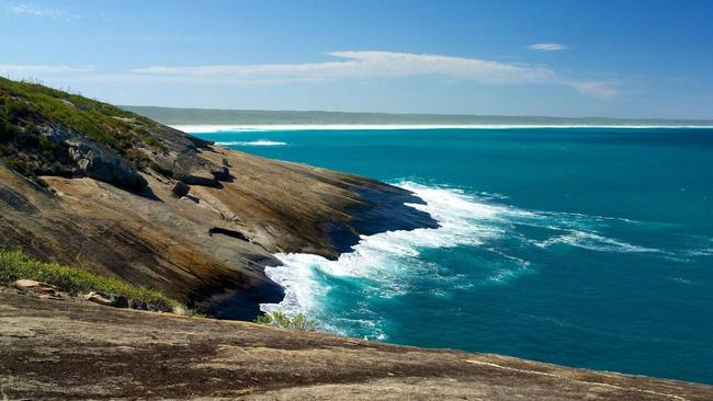 Emergency crews were called to Cape Arid, Western Australia, after reports the fisherman went missing on Saturday. Picture: Supplied