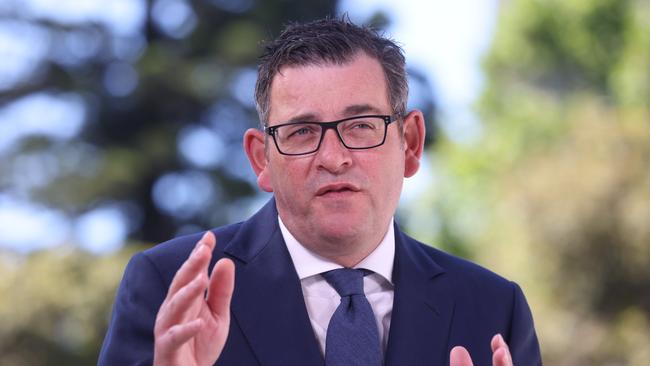 Premier Daniel Andrews has secured support for his Pandemic Bill. Picture: Paul Jeffers