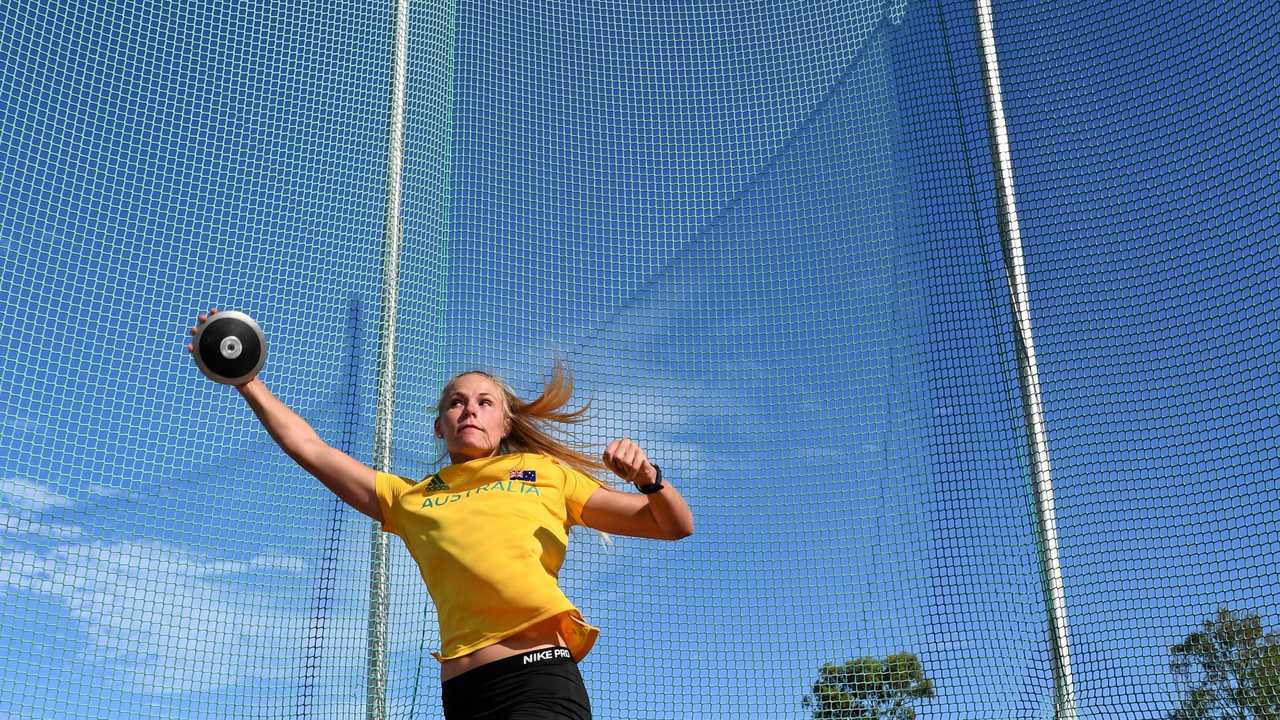 Taryn Gollshewsky training for the Commonwealth Games. Picture: Mike Knott BUN230118TARYN6