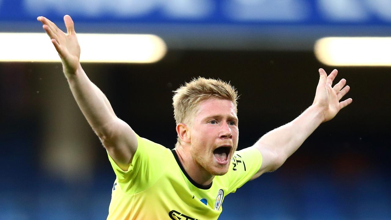Kevin De Bruyne of Manchester City claimed Premier League player of the season honours.