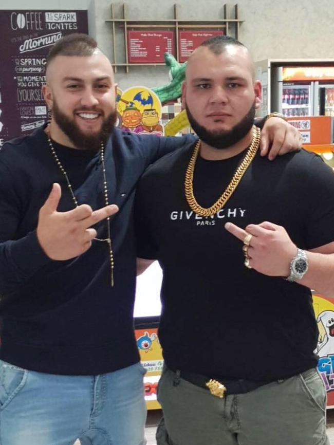 Tony Mokbel's nephew Anthony Mokbel with fugitive Ali El Nashar.