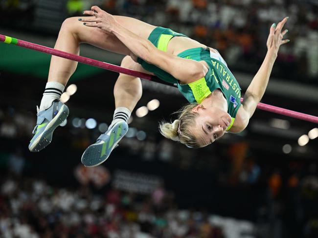 Eleanor Patterson could set the bar two metres or higher at the Sydney Track Classic. Picture: AFP